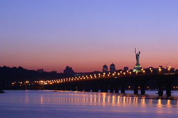 Image showing bridge at night