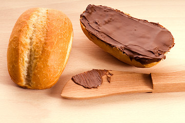 Image showing Bread with chocolate