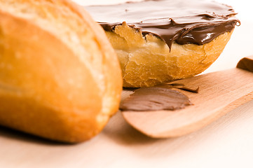 Image showing Bread with chocolate