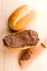 Image showing Bread with chocolate