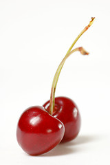 Image showing Two Cherries