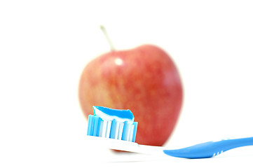 Image showing Toothbrush with Toothpaste