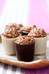 Image showing Chocolate pralines