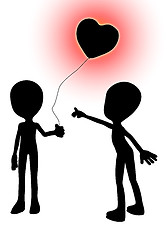 Image showing I Love Your Love Balloon