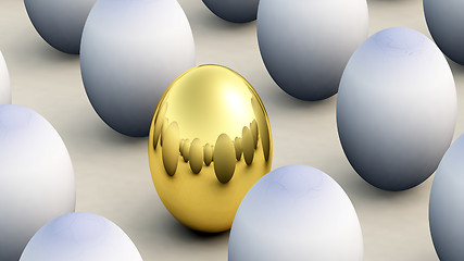 Image showing Non Conforming Easter Egg