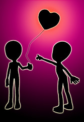 Image showing I Love Your Love Balloon