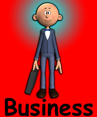 Image showing Cartoon Business Man