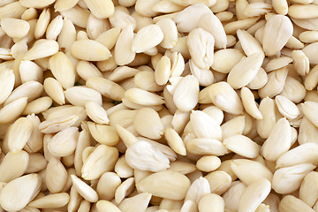 Image showing Peeled almonds