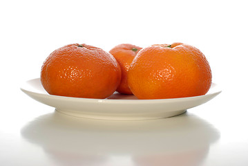 Image showing Fresh juicy tangerines