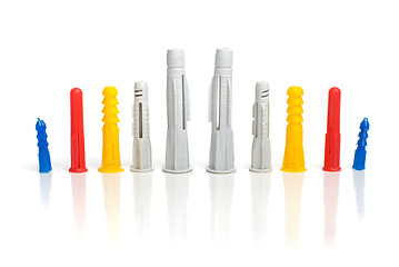 Image showing Plastic dowels