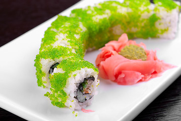 Image showing sushi rolls
