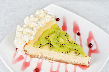 Image showing kiwi cake