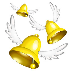 Image showing Flying bells