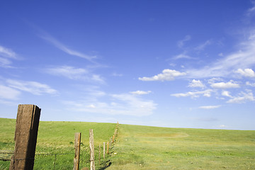 Image showing Fence line