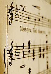 Image showing sheet music