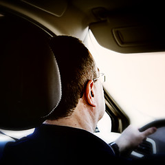 Image showing Car driver