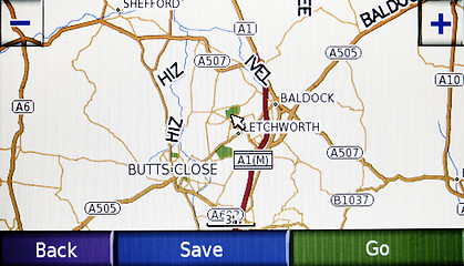 Image showing GPS screen