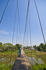 Image showing Rope bridge