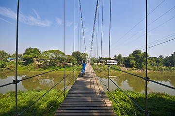 Image showing Rope bridge