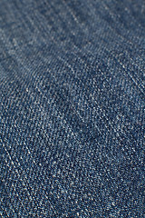 Image showing blue jeans detail