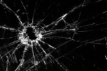 Image showing broken glass