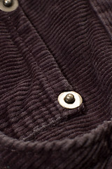 Image showing black jeans detail
