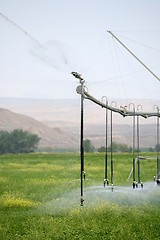 Image showing irrigation sprinkler system