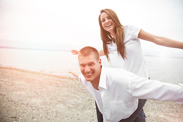 Image showing Happy caucasian couple