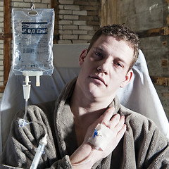 Image showing Sick man