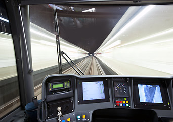 Image showing Subway cockpit