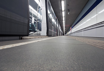 Image showing Deserted platform