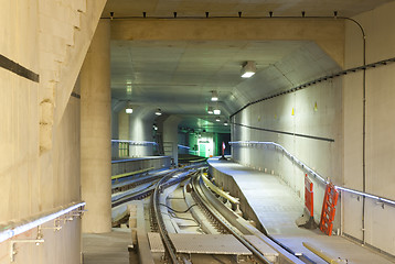 Image showing Subway tunnel