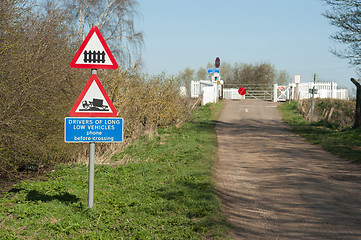 Image showing Warning