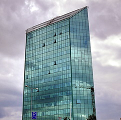 Image showing Building of businessmen