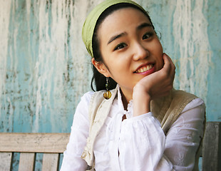 Image showing Beautiful Korean girl