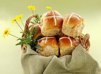 Image showing Hot Cross Buns