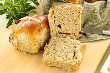 Image showing Hot Cross Buns