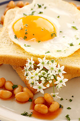 Image showing Egg And Garlic Chives