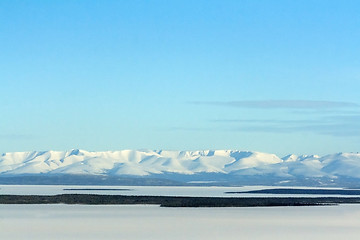 Image showing landscape view of the mountains