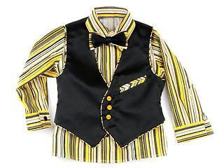 Image showing infant striped shirt