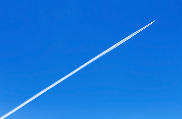 Image showing trace of an airplane