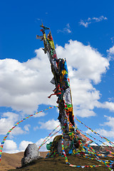 Image showing Tibetan Prayer flags 