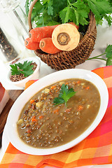 Image showing Lentil soup