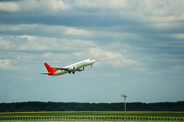 Image showing Airplane taking off