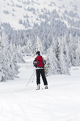 Image showing off piste skiing