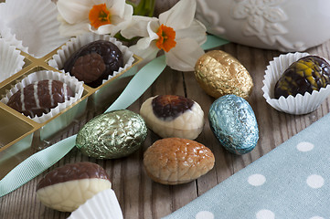 Image showing Chocolate Eggs