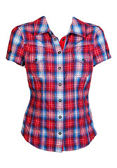 Image showing red checkered shirt