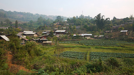 Image showing Hill tribe village in Mae Hong Son, Thailand