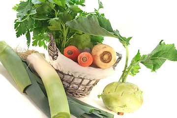 Image showing Soup vegetables