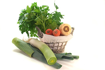 Image showing Soup vegetables